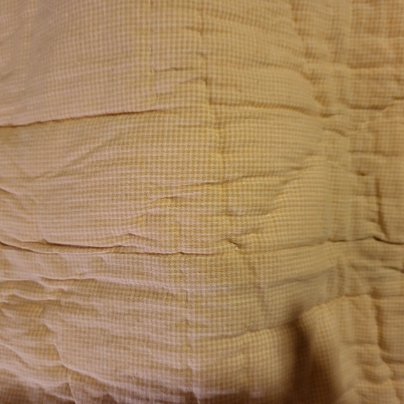 Vintage table runner QUILTED patchwork linens Estate find old vaf - Picture 4 of 13